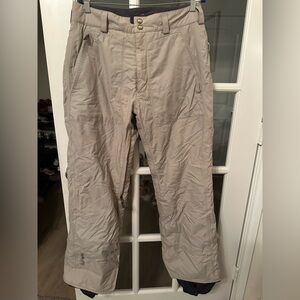 Burton Radar Snowboard Pants Women's Size large 
beige
 ski snow pants
